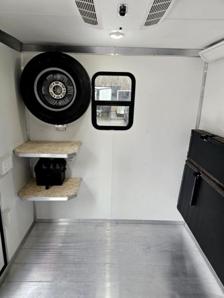 New 2024 2024 7x22 adventure trailer 9990lb gvwr aluminum car hauler camper trailer custom - High Country Trailers
