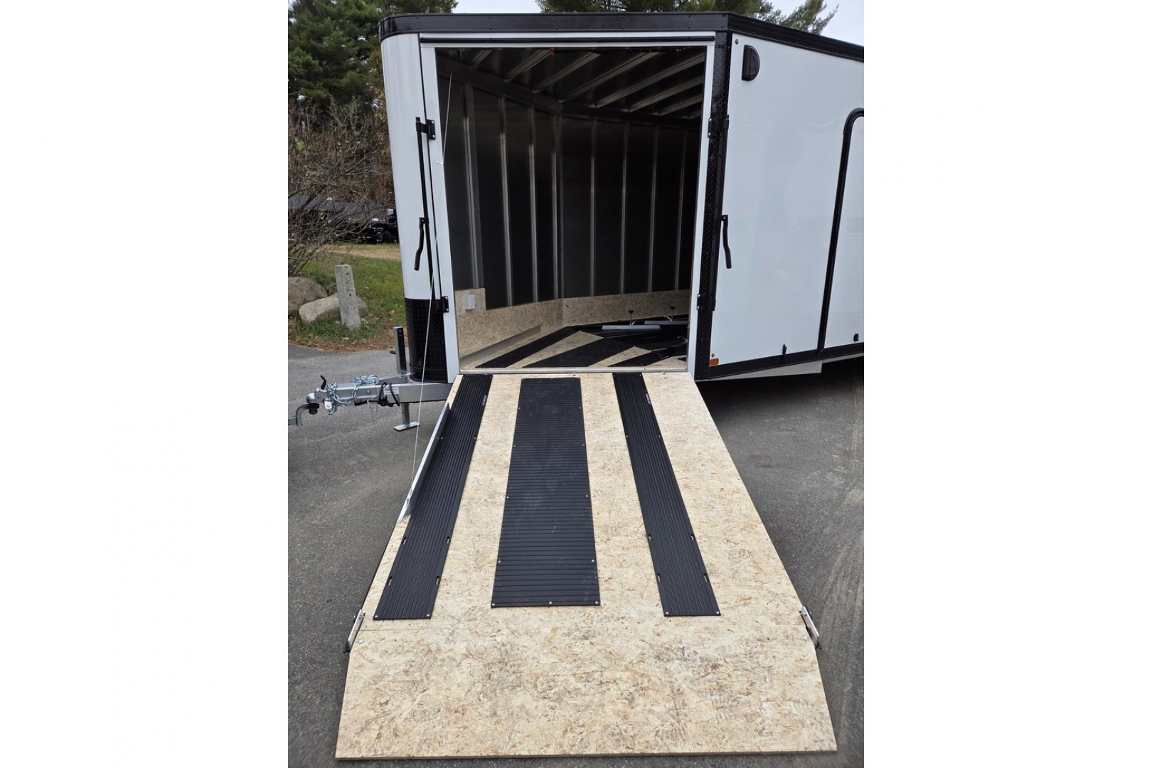 New 2026 Nitro 7.5x22 Xps 4 place aluminum snowmobile trailer extra height will fit sxs utvs Snowmobile Trailer