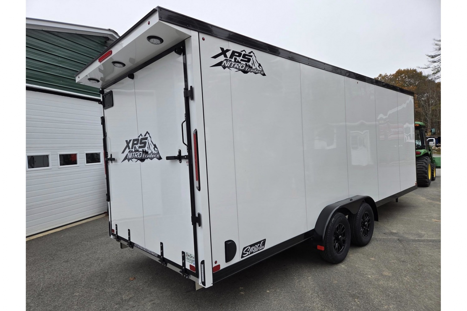New 2026 Nitro 7.5x22 Xps 4 place aluminum snowmobile trailer extra height will fit sxs utvs Snowmobile Trailer