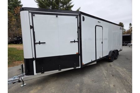 New 2026 Nitro 7.5x22 Xps 4 place aluminum snowmobile trailer extra height will fit sxs utvs Snowmobile Trailer