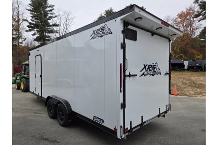 New 2026 Nitro 7.5x22 Xps 4 place aluminum snowmobile trailer extra height will fit sxs utvs Snowmobile Trailer