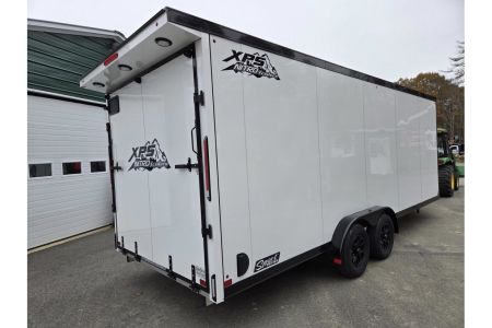New 2026 Nitro 7.5x22 Xps 4 place aluminum snowmobile trailer extra height will fit sxs utvs Snowmobile Trailer