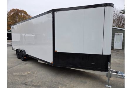 New 2026 Nitro 7.5x22 Xps 4 place aluminum snowmobile trailer extra height will fit sxs utvs Snowmobile Trailer