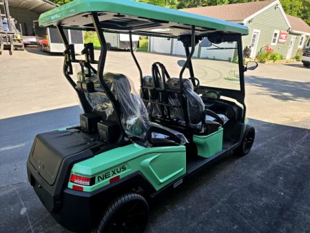 New 2024 Nexus 4f street legal golf cart lsv mint green loaded - Bintelli