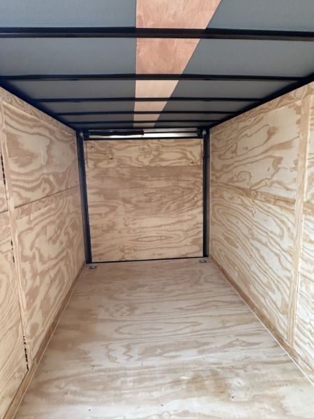 New 7x16 Rock Solid Cargo Heavy Duty Trailer Flat Nose | Enclosed Trailer