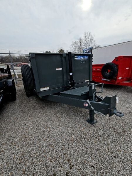 New 2026 CHARCOAL Sure-Trac 82x14 16K Telescopic Dump Trailer